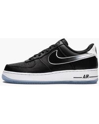 black air forces size 8 mens