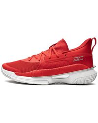 curry 7 shoes red