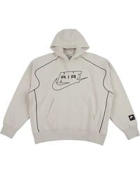 Nike - Air Fleece Pullover Hoodie "Light Bone" If1266 072" - Lyst