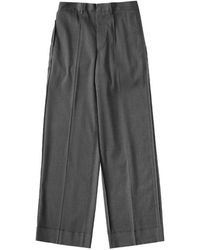 MM6 by Maison Margiela - Tailored Wool Pants "Dark Melange" Sh0Ka0047S47848860M" - Lyst