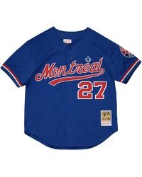 Mitchell & Ness - Authentic Bp Bf Jersey "Mlb Montreal Expos 1997 Vladimir Guerrero" Abbfac20024 Mexroya97Vgu" - Lyst