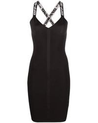 Off-White c/o Virgil Abloh - Logo Band Tank Dress Owihi022C99Kni0011009" - Lyst