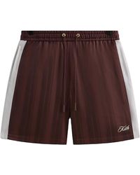 Kith - Pinstripe Tricot Active Shorts "Magma" Khm060697 601" - Lyst