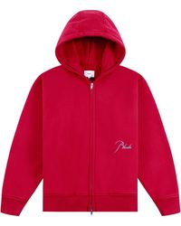 Rhude - Classique 2 Zip-Up Hoodie "Riviera Sky" Rhss26Ho11012 6200" - Lyst