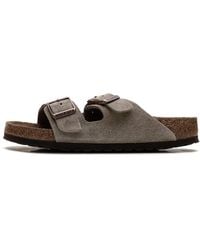 Birkenstock - Arizona Soft Footbed "Suede Leather - Lyst