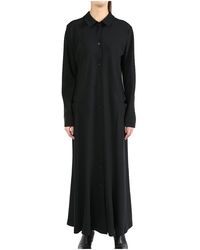 The Row - Myra Dress 7914 W2974 Blk" - Lyst
