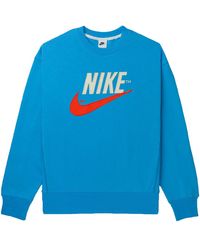 Nike - Sportswear French Terry Crew Style "University" Do8891 412" - Lyst