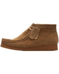 Clarks - Originals Wallabee Evo Boot "Dark Sand Suede" 26172824" - Lyst