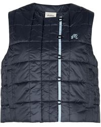 Malbon Golf - Maya Quilted Vest "Blueberry" Mw 0326 Blb" - Lyst