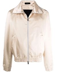 Amiri - Zip Track Stripe Jacket "Champagne Mjt001 284" - Lyst