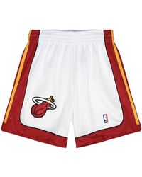 Mitchell & Ness - Shorts "Nba Miami Heat 2005" Ashr4170 Mhe05Pppwhit" - Lyst