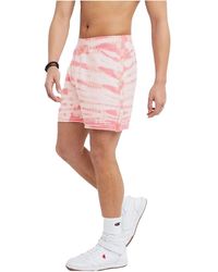 Champion - Lightweight Fleece Shorts "Wave Dye Tickled Rose" 83140 586529Ajhj" - Lyst