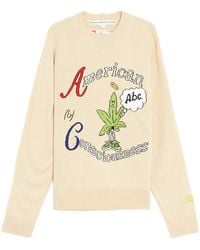 Advisory Board Crystals - American Consciousness Crewneck Sweater "Natural" Abcfw23Accs Natu" - Lyst