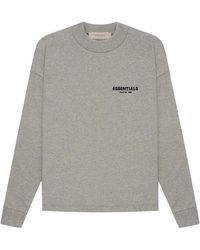 Fear Of God - Long-Sleeve T-Shirt Stretch Limo 125Su224118F" - Lyst