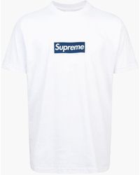 Supreme - Yankees Box Logo Tee - Lyst