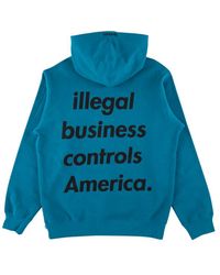 supreme illegal business hooded sweatshirt