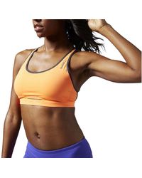 Reebok - Crossfit Hero Power Bra "Electric Peach" Aj2550" - Lyst