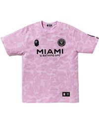 A Bathing Ape - X Inter Miami Cf Camo T-Shirt 1J72 109 902" - Lyst
