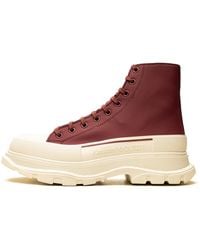 McQueen - Oversized Sneaker Burgundy" 682417 6124" - Lyst