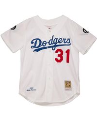 Mitchell & Ness - Mlb Mike Piazza Home Jersey "1993 Los Angeles Dodgers - Lyst
