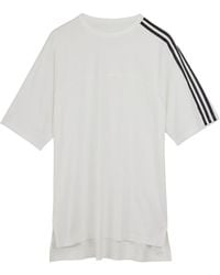 adidas - Y-3 3-Stripes Short Sleeve T-Shirt "Core" Jm7845" - Lyst