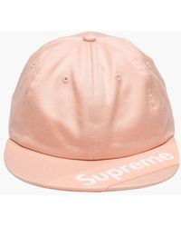 Supreme Leather Reflective S Logo 6-panel Cap in Teal (Blue) for 
