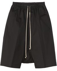 Rick Owens - Temple Nylon Drawstring Pods Shorts Ru01F2384 Te 09" - Lyst