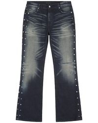 RTA - Mael Slim Flare Jeans "Abyss Drift Stud" Mcvud1360 J2234Absds" - Lyst