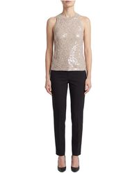 Brunello Cucinelli - Sequin Tank Shirt "Talc" Brun1818" - Lyst