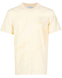 Lacoste - Crocodile Print Organic Cotton T-Shirt Th2604 Hbz" - Lyst