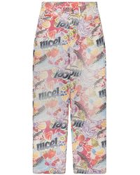 Martine Rose - 5 Pocket Relaxed Fit Jean "Multicolour Fruits" 229Wd11809 Mult" - Lyst