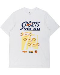 Nike - Nsw Club Connect Futura T-Shirt Im3747 100" - Lyst