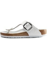 Birkenstock - Big Buckle Sandals "Natural Leather - Lyst
