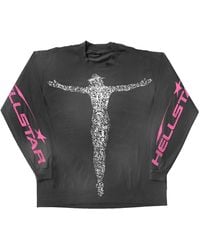 HELLSTAR - Studios Qr Christ/S T-Shirt "Washed" Hsr056" - Lyst