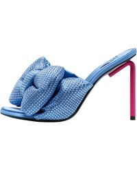 Off-White c/o Virgil Abloh - Strass Bow Pop Allen Mule Fuchsia" Owij015F22Fab0024532" - Lyst