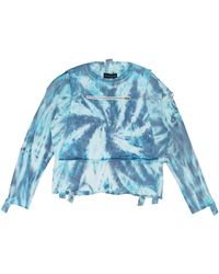 Who Decides War - Layered Jersey Button-Down Shirt 11100200010" - Lyst