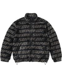 Supreme - Repeat Jaquard Fleece Jacket "Fw26 - Lyst