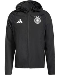 adidas - Germany Tiro Travel Full Zip Windbreaker Jz9326" - Lyst
