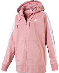 PUMA - Classics Tape T7 Full Zip Hoody "Bridal Rose" 595202 14" - Lyst