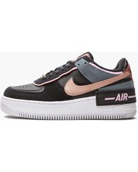Nike - Air Force 1 Shadow "black / Light Arctic Pink" Shoes - Lyst