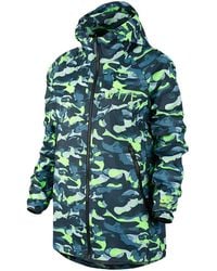 Nike - Tech Fleece Camo Windrunner Jacket "Stratus Ghost" 687611 482" - Lyst