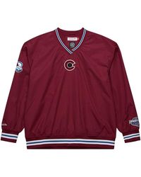 Mitchell & Ness - Classic Nylon Pullover Current Logo "Nhl Avalanche" Ojpo7221 Cavyypppred1" - Lyst