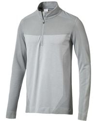 PUMA - Evoknit Seamless 1/4 Zip Jacket 574545 01" - Lyst
