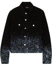 Amiri - Crystal Painter Trucker Jacket Crystal Painter Trucker" - Lyst