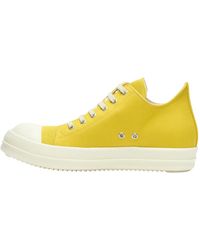 Rick Owens - Ramones Low Sneaker "Lemon Milk" Du02E7802 Do 1211" - Lyst