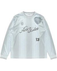 Acne Studios - Logo Sports Jersey Top Bl0437 902" - Lyst