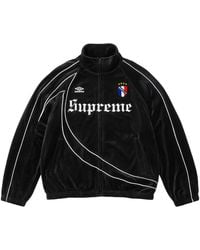 Supreme - Umbro Velour Track Jacket "Fw26 - Lyst