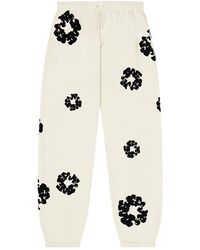 DENIM TEARS - Cotton Wreath Sweatpants "Oatmeal Dt632" - Lyst