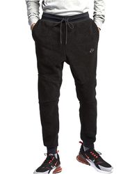 Nike - Sportswear Tech Icon Sherpa Joggers Aq2769 010" - Lyst