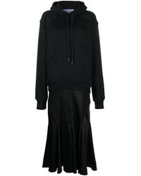 Off-White c/o Virgil Abloh - Logo Embroidered Hoodie Dress Owdb491F23Fab0011010" - Lyst